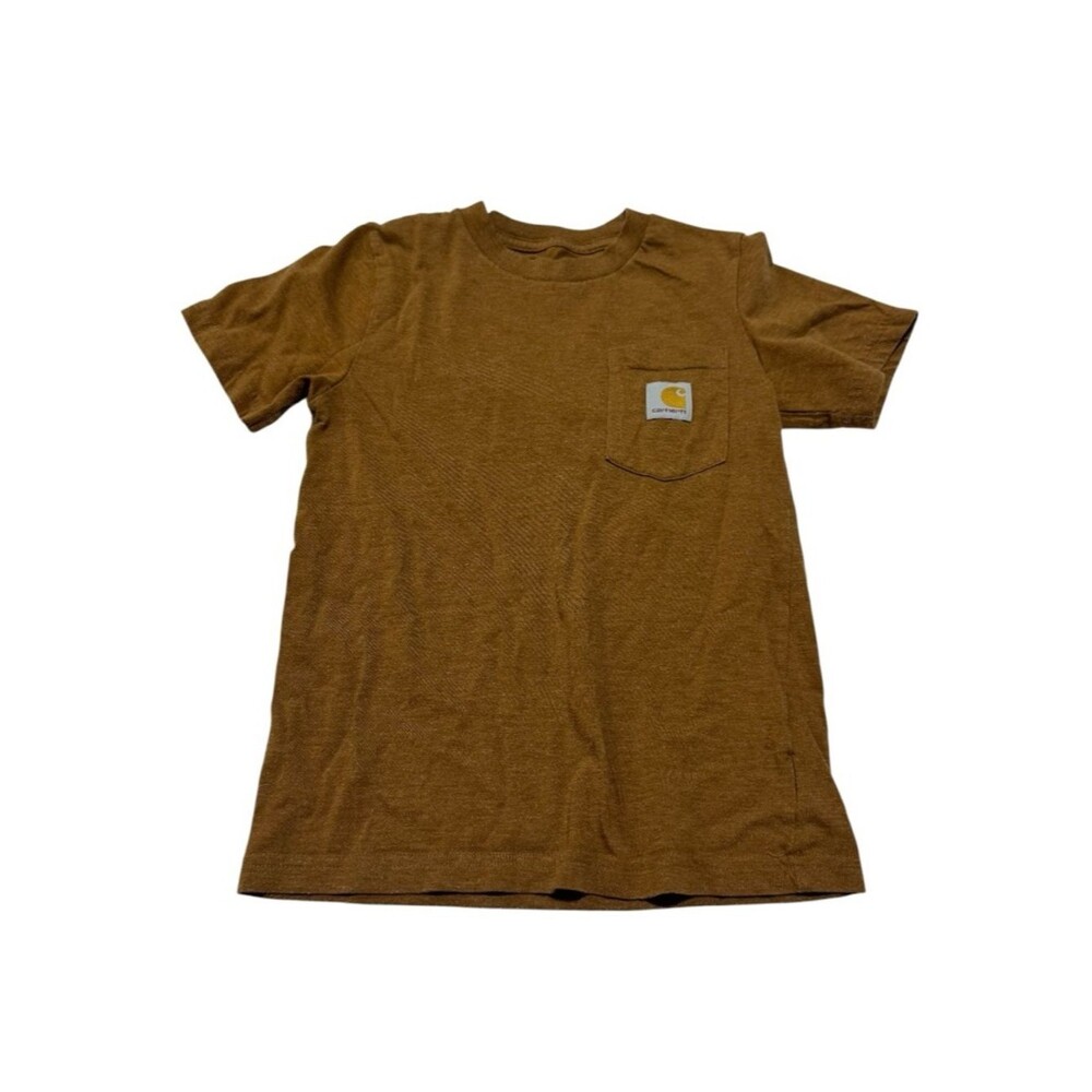 Carhartt Tan Brown Short Sleeve Casual T-Shirt